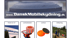 Desktop Screenshot of danskmobilskydning.dk